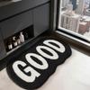 VIKAMA Cute Wool-Like Carpet Anti-Slip Water-Resistant Bathroom Floor Mat Soft Children's Bedroom Carpet Home Decoration
