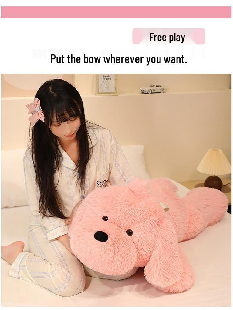 Extra Large Cute Stuffed Dog Plush Toy for Kids - Perfect Bedtime Companion Pillow