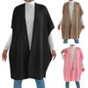 Kvinner Ensfarget Strikket Genser Vest Casual Løstsittende Cardigan Jakke Høst Vinter Strikkevest Kåpe