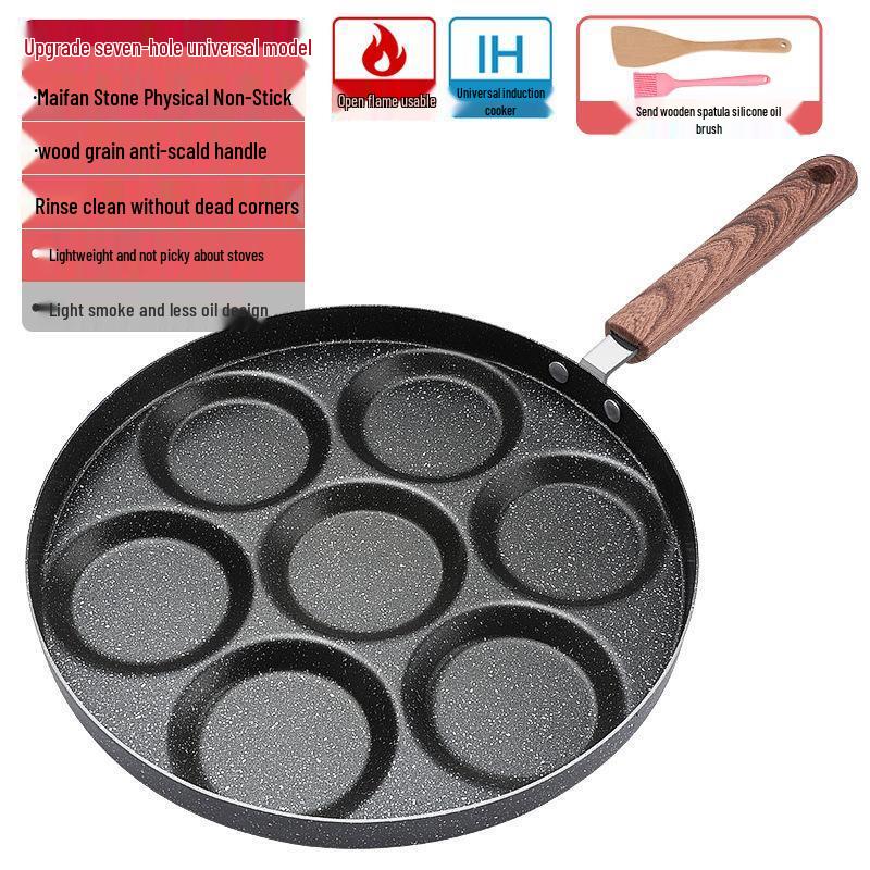 Minai Non-Stick Multi-Hole Frying Pan for Eggs & Burgers