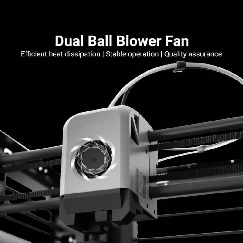 Double Ball Bearing 5015 Blower Fan Enhances Heat Dissipation Silents Running For 3D Printers
