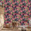 Exotic flowers and leaves wallpaper for living room and bedroom 50x1000