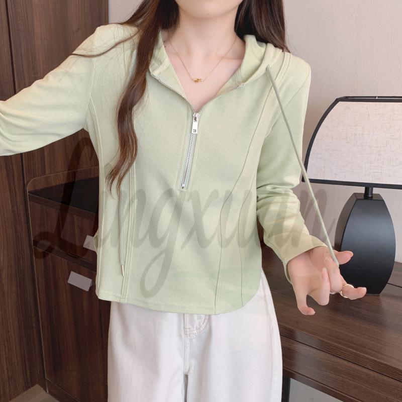 2026 Spring Slimming Plus Size Versatile Women s Hooded Casual College Sweatshirt 2XL