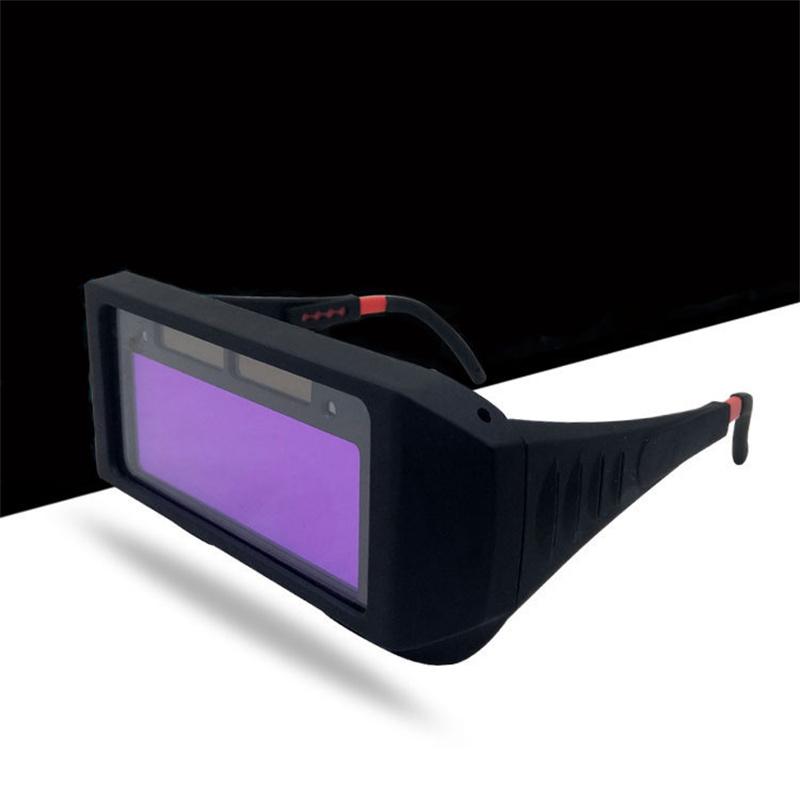 High Quality Automatic Light-changing Welding Goggles Ultraviolet Resistant Impact Resistant Eyeglasses Solar Rechargeable Welding Glasses