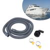750GPH Bilge Pump Installation Kit High Pressure Resistant 0.75in Dia. 6.56ft Bilge Pump Hose with 90 Degree Fitting Check Valve