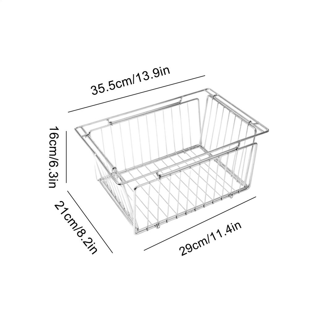 

Outdoor Basket Stainless Steel Foldable Storage Organizer Portable Basket Camping Storage Containers for Home Indoor Picnic BBQ