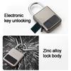 Portable Anti-theft Fingerprint Smart Padlock USB Charging Waterproof Keyless Mini Electronic Locker For Bike Gym Locker Luggage