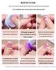 Handmade Wearable Nail Art: Medium-Long Oval High-End Whitening False Nails
