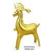 3D Golden Reindeer Aluminum Foil Balloon - Christmas Party Decoration