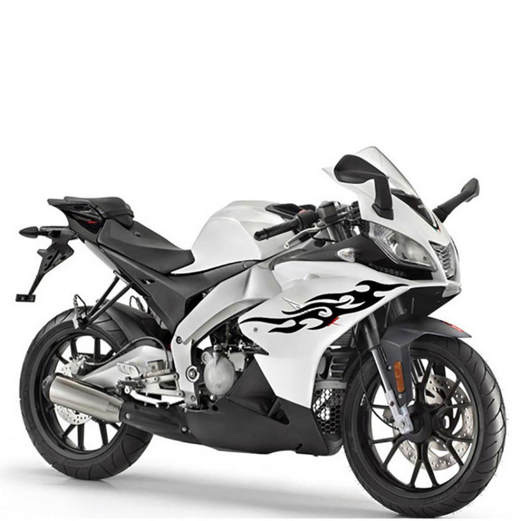 Nou Car Styling Flame Design Motocicletă Decal Bara de protecție Oglindă retrovizoare Autocol de foc Vânzări bune