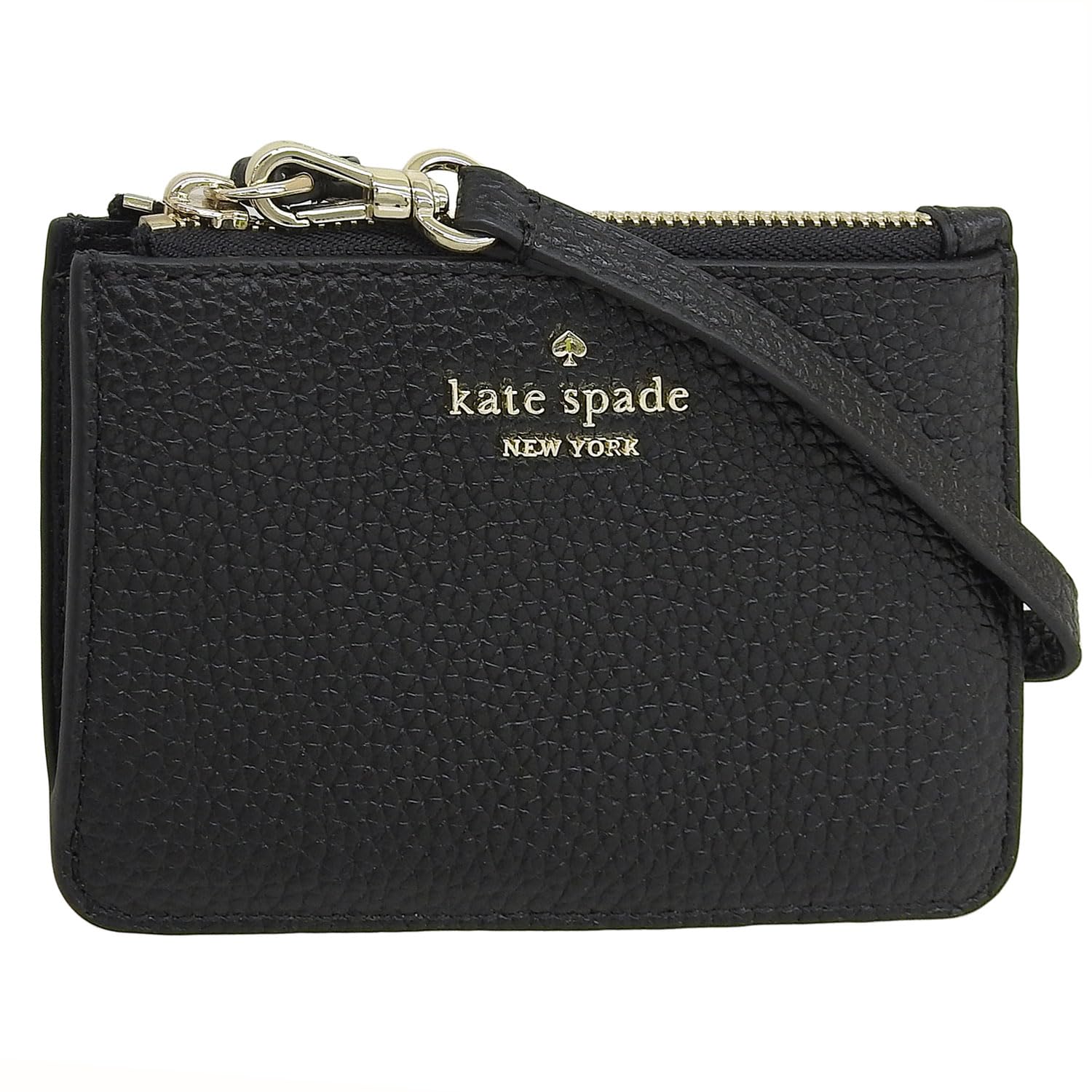 

Kate Spade Wallet KH789 Black Lena Pebbled Leather Small Card Holder Coin Case Wristlet [Kate Spade] (Coin Case) Women s [Outlet Item] [Brand] [Item] чорний