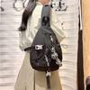Sac de poitrine élégant et imperméable en nylon, unisexe, pour le voyage et les trajets quotidiens
