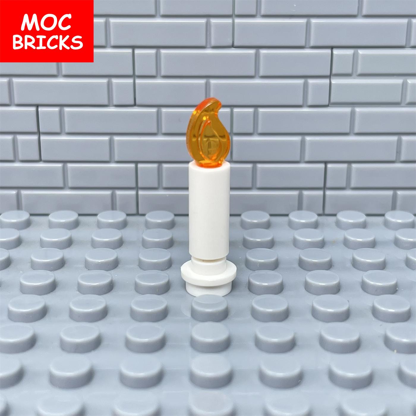 

Non-Toxic 30Pcs/Lot Moc Bricks Candle Flame Fire 37762 37775 Building Blocks Action Figure Diy Toys For Children Dolls Gifts