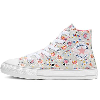 Chuck Taylor All Star High Top Kinder Canvas Schuhe Graffiti Kinder Sneaker Grau Braun 666293C