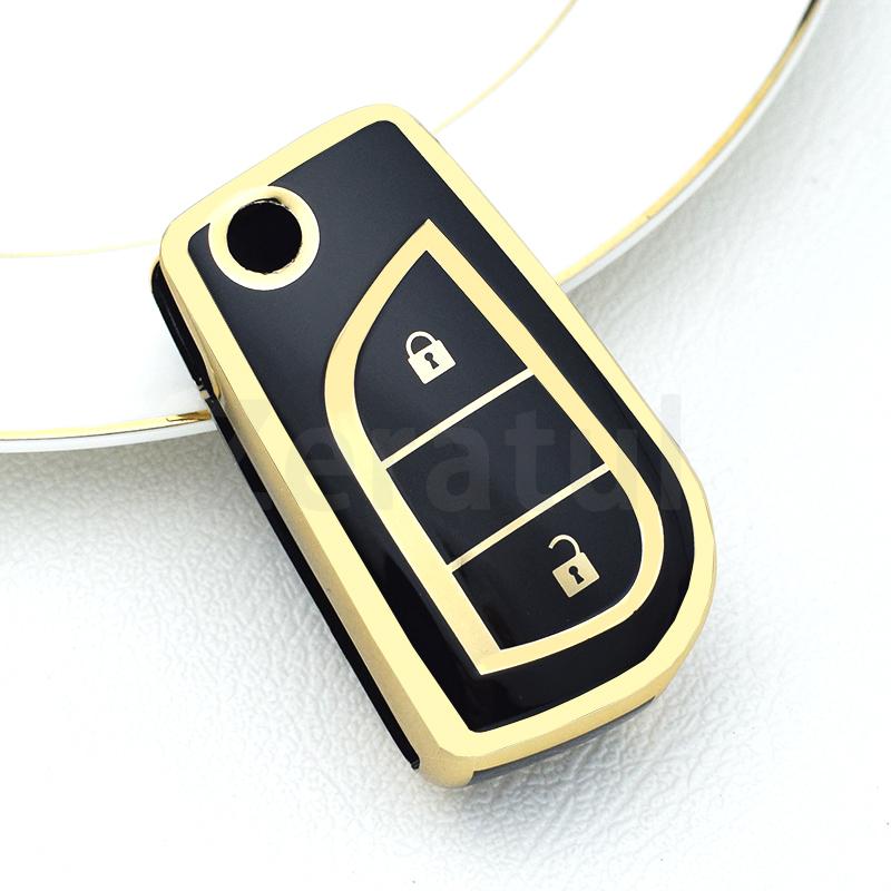 Tpu Car Key Cover Case Shell Fob For Toyota Auris Corolla Avensis Verso Yaris Aygo Scion Tc Im Camry Rav4 Forturner Hilux