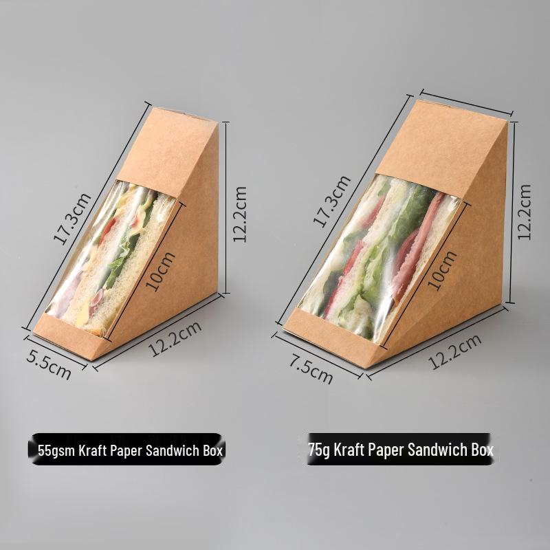 Shangji Triangle Disposable Cowhide Sandwich Box