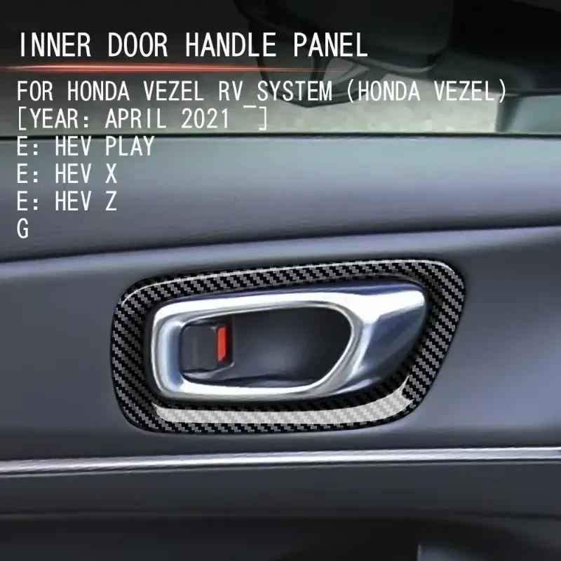 For Honda VEZEL HRV    2024 Car Interior Door Handle Bowl Frame Cover Trim Interior Accessories