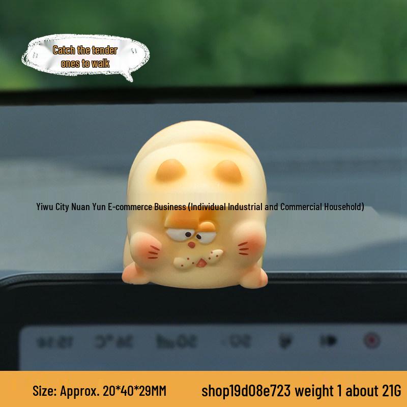 Work is Tiring - Duck Desk Sculpture for Car Console or Office Mood Booster