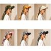 Sonnenschutz-Krempe Satinkopfschal Stilvoller Sonnenvisier-Schal Tragbares Bandana-Kappe Unisex