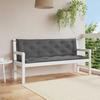 vidaXL Garden Bench Cushion Anthracite 150x(50+50)x7 Cm Oxford Fabric