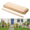 Wooden Garden Stakes, 25 Pcs 12.7×38.1×609.6 Mm Survey Grading Stakes, Garden Ground Stake with Sharp Point, Fir Wood Plant Support Stake