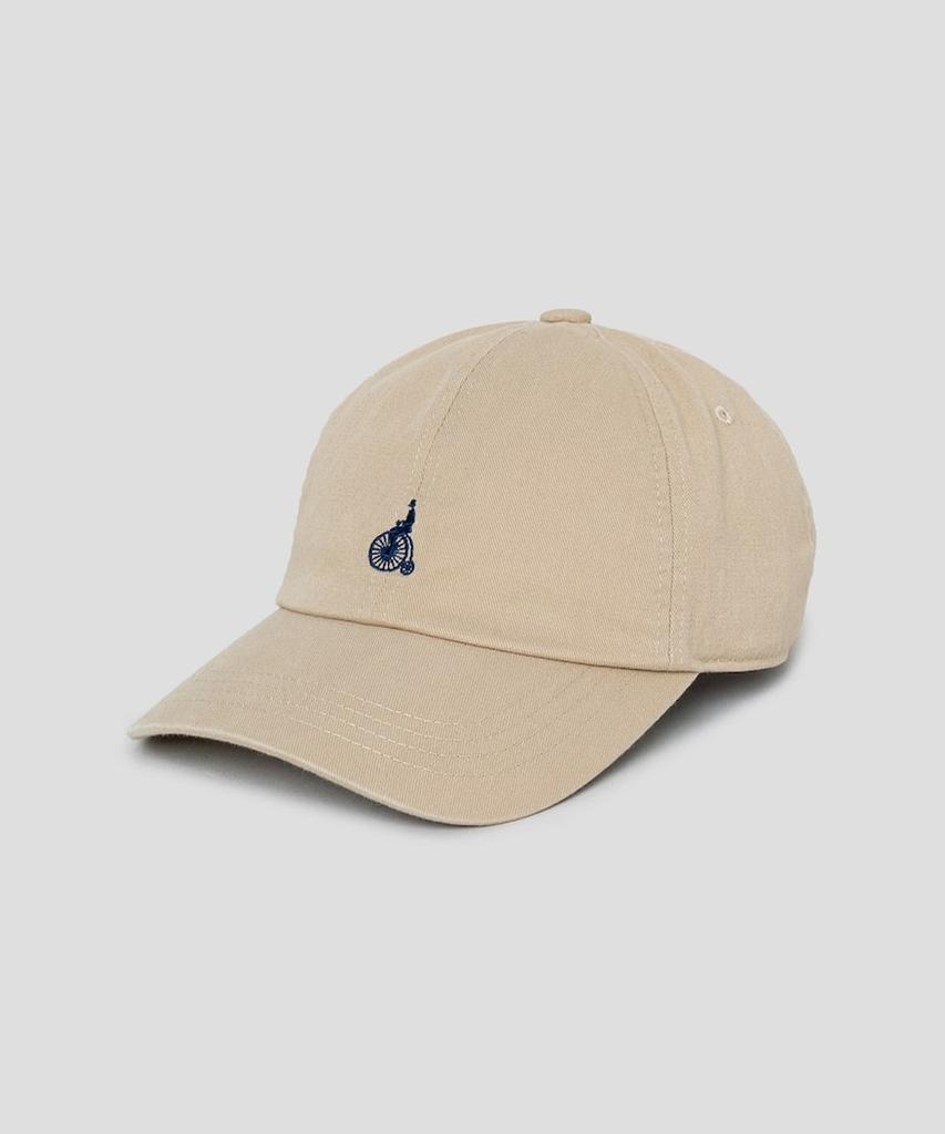 Binpolaegseseoli Cotton Twill Logo Washed Ball Cap - Beige