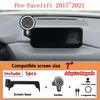 LHD Für Mazda CX-5 KF MK2 2017~2025 Auto Handyhalter Drehbarer GPS-Navigationsbildschirm Handyhalterung Halter Ständer Auto Zubehör