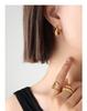 Trendy Hong Kong Style Copper C-Shaped Stud Earrings: Versatile, Elegant, Personalized Accessories for Women