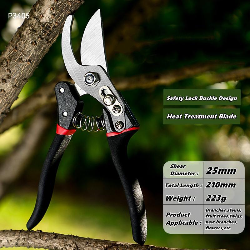 Labor-Saving Gardening Pruning Trees Cut Pruning Shears SK-5 Blade Scissors for Bonsai/Fruit Tree/Flowers/Branches Garden Pruner