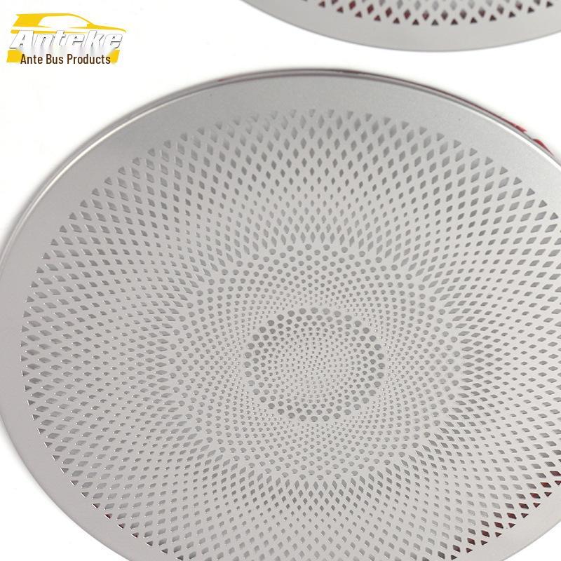 21 Model Black Cat Four-Door Speaker Cover - Stainless Steel Panel