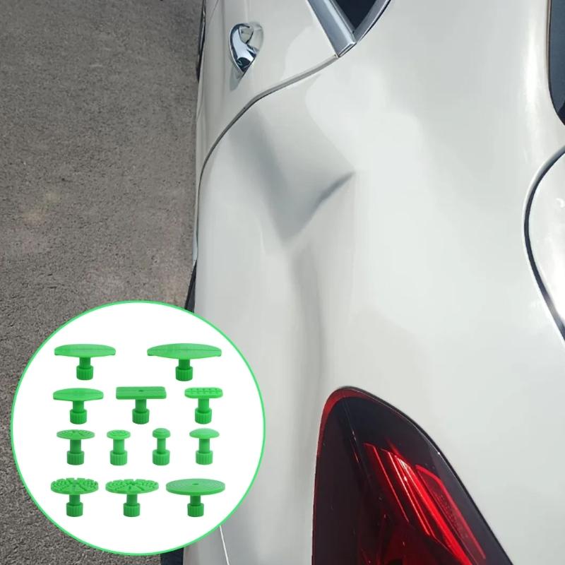 12Pcs Dent Repair Tool Puller Tabs Auto Maintenance Tool Dent Removal Tool Tabs Dent Removal Pulling Tab