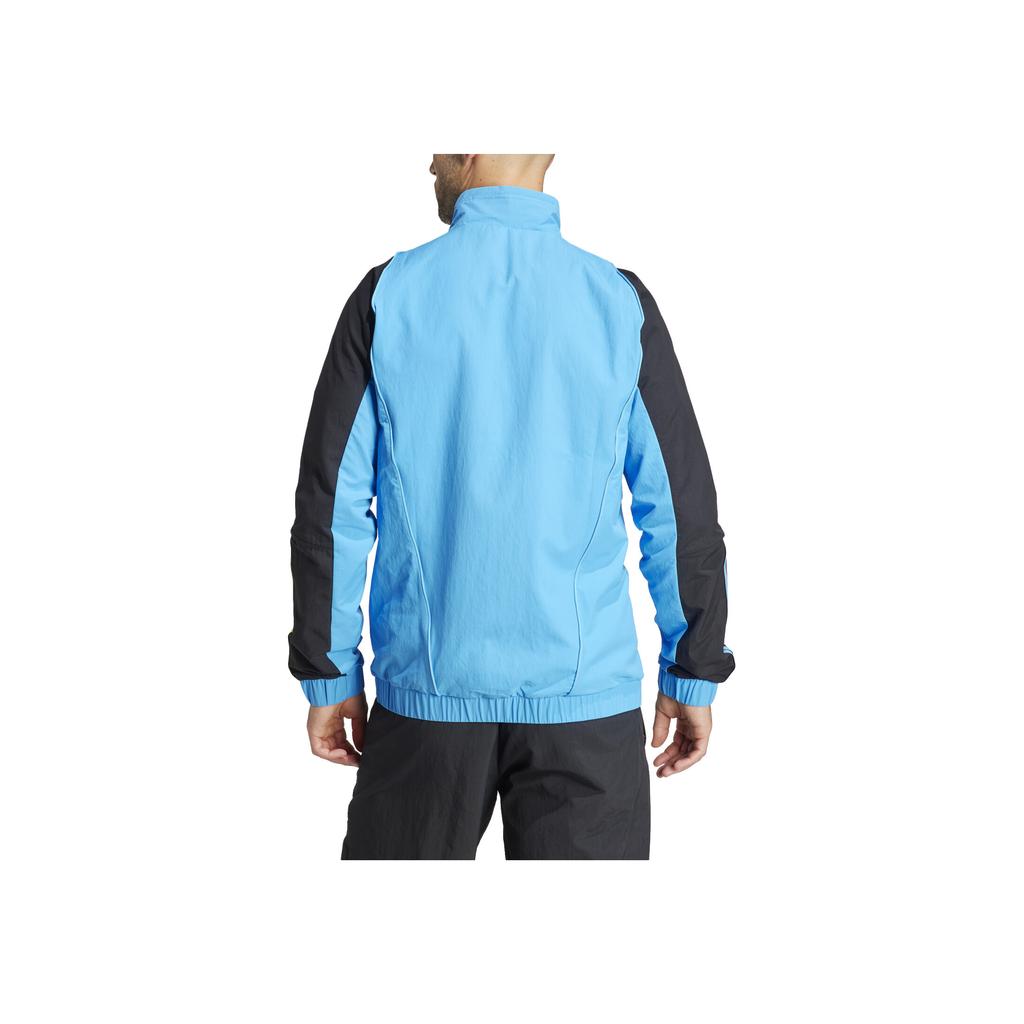 adidas Performance Stand Collar Zipper Fashion Jacket Men Jacket Blue IS7282
