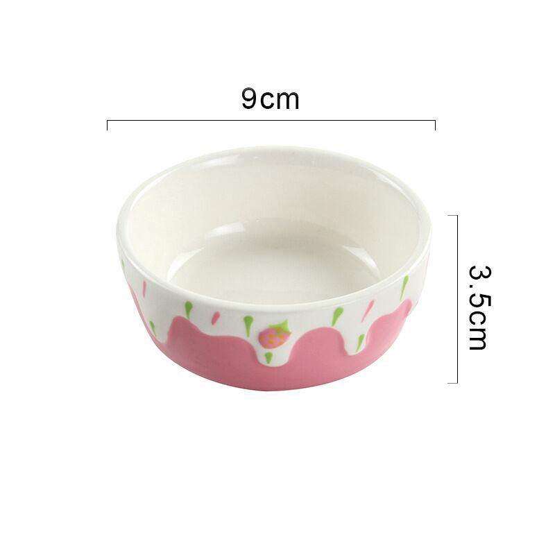 

Большая керамическая миска для еды с защитой от опрокидывания для хомяков, кроликов, шиншилл, ежей и морских свинок