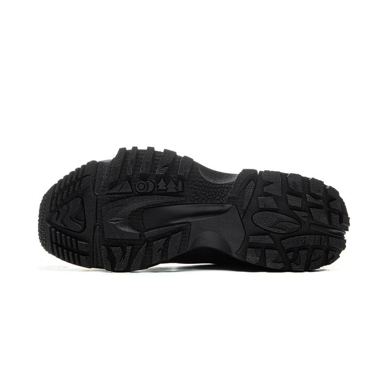 New LiNing Xingye HIGH Anti-Slip Wear-Resistant High-Top Trekking Shoes Unisex Black AHCU059-2