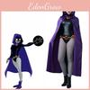 Ohromující kostým Raven z Anime Teen Titans pro cosplay a tématické večírky