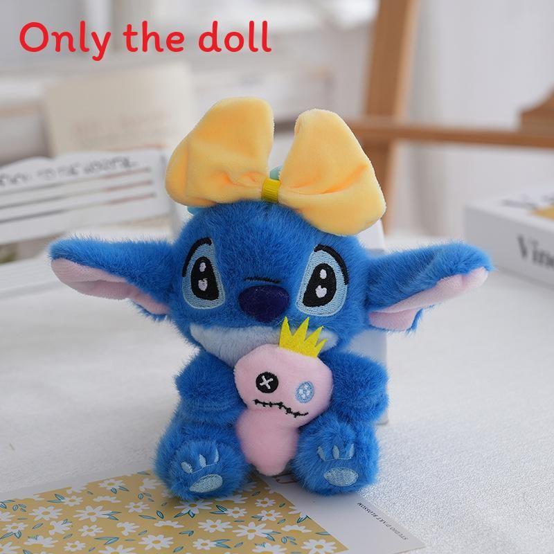 

Cute Doll Hug Bow Headpiece Decor Plush Toy Pendant For Gift Children Yellow Knot