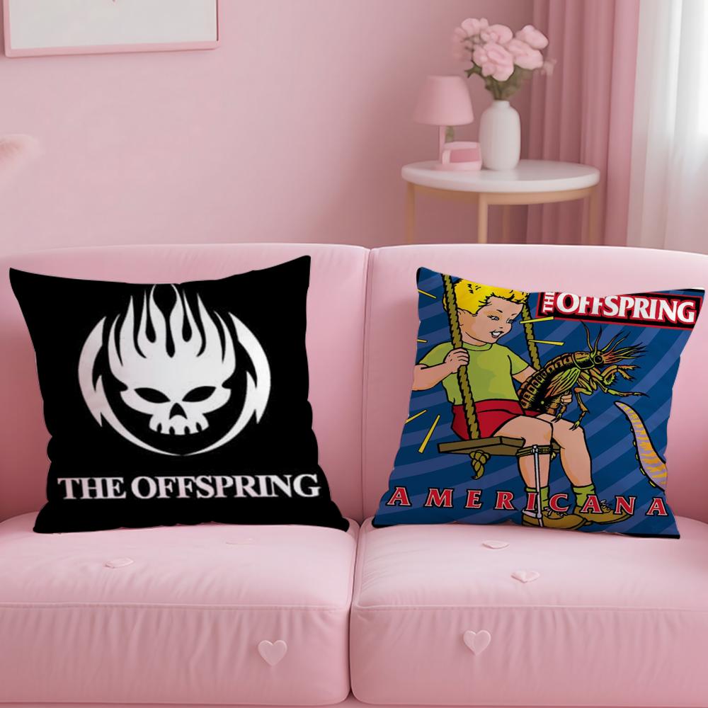 Trendy Tthe Offspringer Cushion Cover Soft  EasyWash Pillow Case  Versatile for Couch Bed Travel and Office