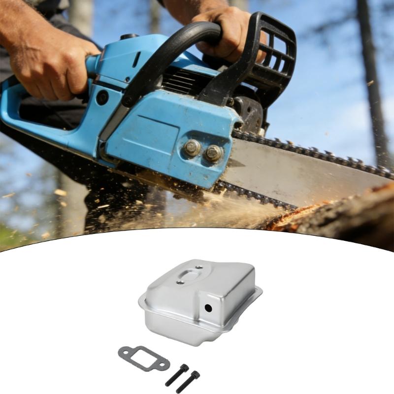 Aluminum Chainsaw Muffler Advanced Exhaust Design Boosts Efficiency Prevents Overheating For MS181 And MS171 Models