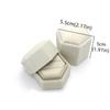 Luxury Rings Bearer Box Hexagon Jewelry Organizer Fashion Velvet Rings Holder  Proposal