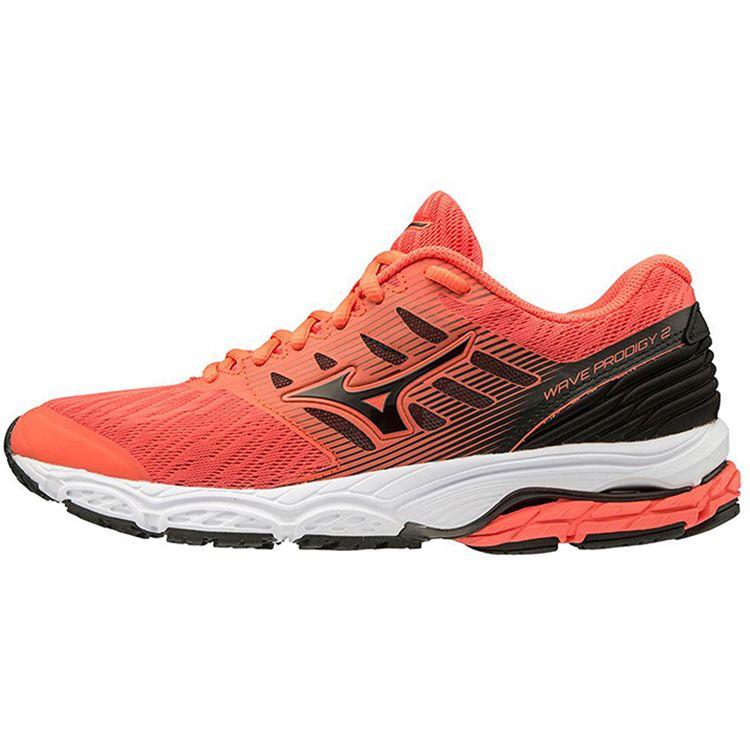 Mizuno Pro Wave Low Top Running Shoes Women Sneaker Orange J1GL181010