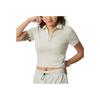 Nike Sportswear Essential Solid Short Sleeve Polo Women Tops Light-Redwood DV7885-104