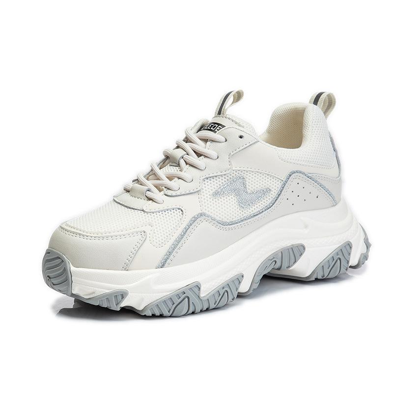 

Dad Shoes Girl 2025 Spring New Women s Platform Shoes Children s Versatile Casual Sports Leather Women s Shoes 40