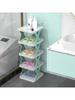 Shoe Rack Storage Organizer Detachable Shoe Rack Saving Household Storage Rack Colorful Cabinet Multi-layer Simple Shoe Rack