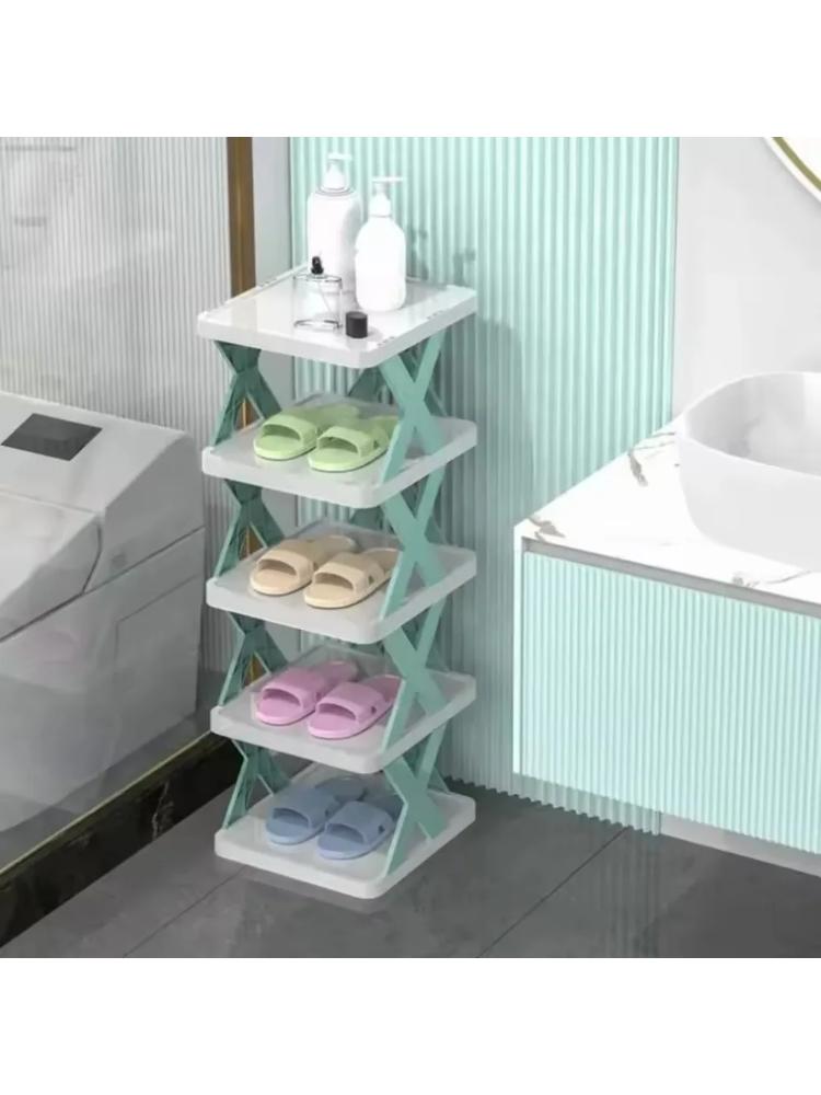 Shoe Rack Storage Organizer Detachable Shoe Rack Saving Household Storage Rack Colorful Cabinet Multi-layer Simple Shoe Rack