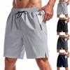 Men's Micro-elastic Night Running Luminous Functional Quick-drying Beach Sports Casual Shorts Five-point Pants Men