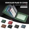 UJWG9 Suede Car Driver License Cover Bank Card Credit Card Holder Accessories For Sportage Rio Ceed Niro Soul Stonic Proceed