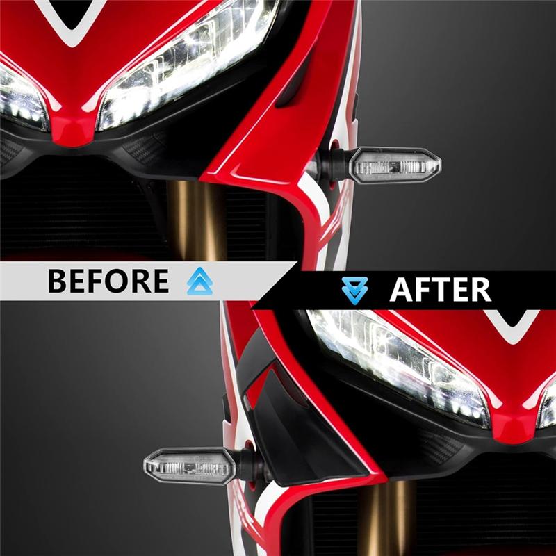 Motorcycle Front Fairing Winglets For Honda CBR650R -2024 Motorcycle Accessories Matt Black