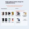 Ultra-thin Round QI15W Wireless Charger Gift Is Suitable for Apple Huawei 10W Desktop Mobile Phone Wireless Charging