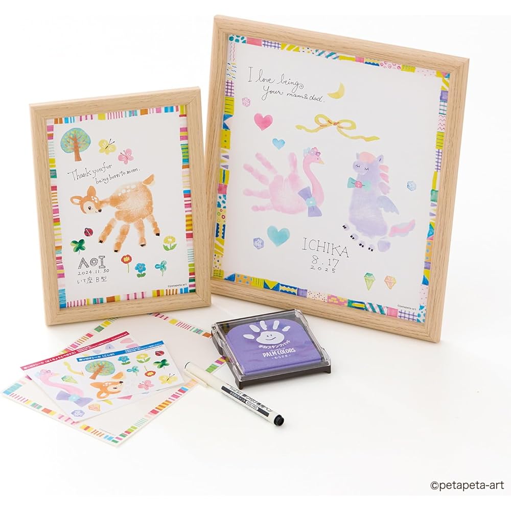 Shachihata PalmColors Handprint Stamp Pad Green HPS-A/H-G 100ml Non-toxic Ink for Kids
