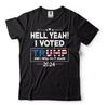 I Voted Trump Shirt Trump 2024 Election Tee Trump Supporter Gift Republican Tee